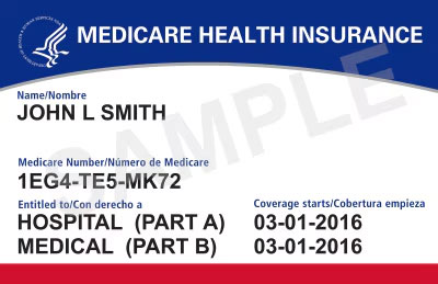Medicare Card Example