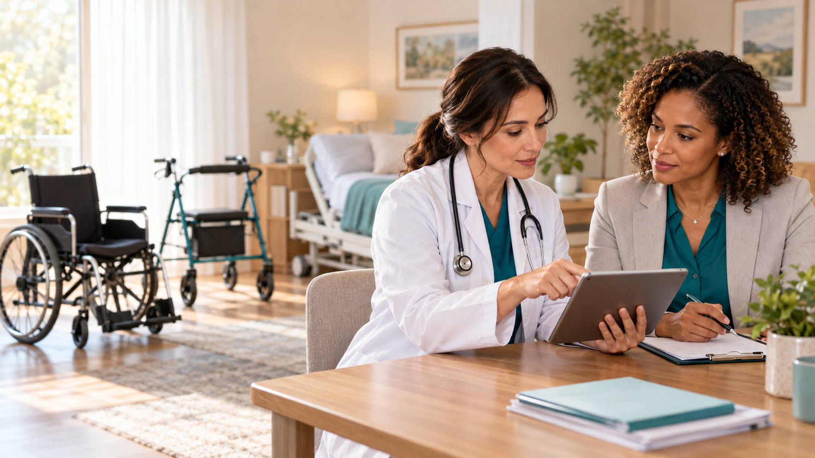 Healthcare Providers Coordinating Home Medical Equipment