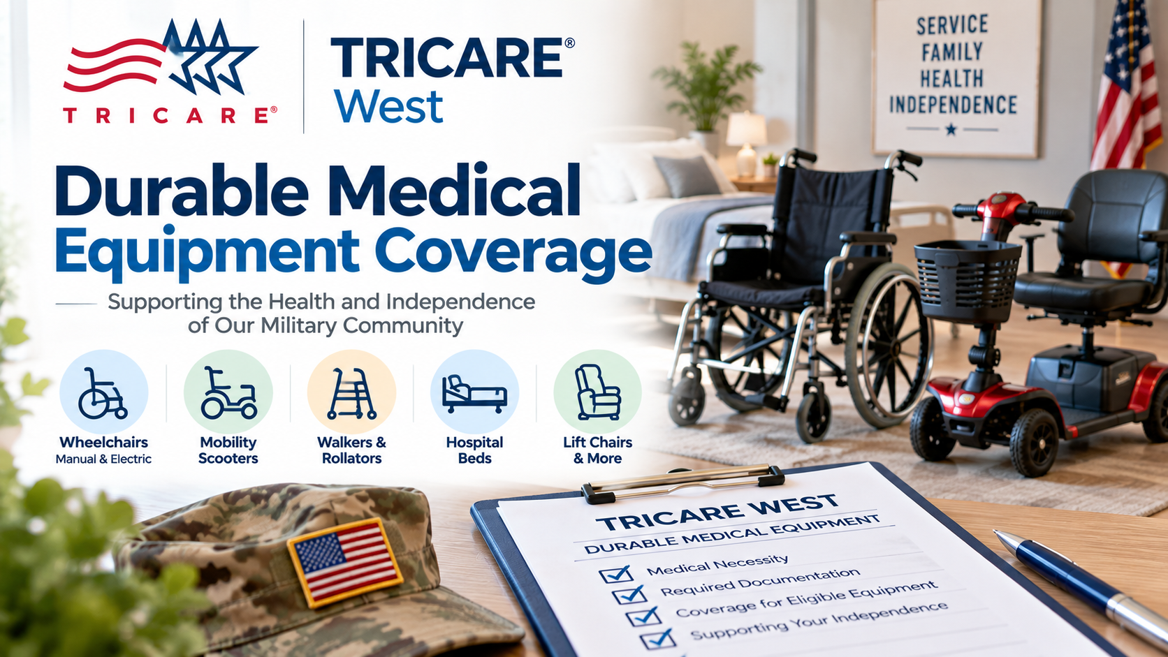 TRICARE West Medical Equipment Coverage for DMEPOS